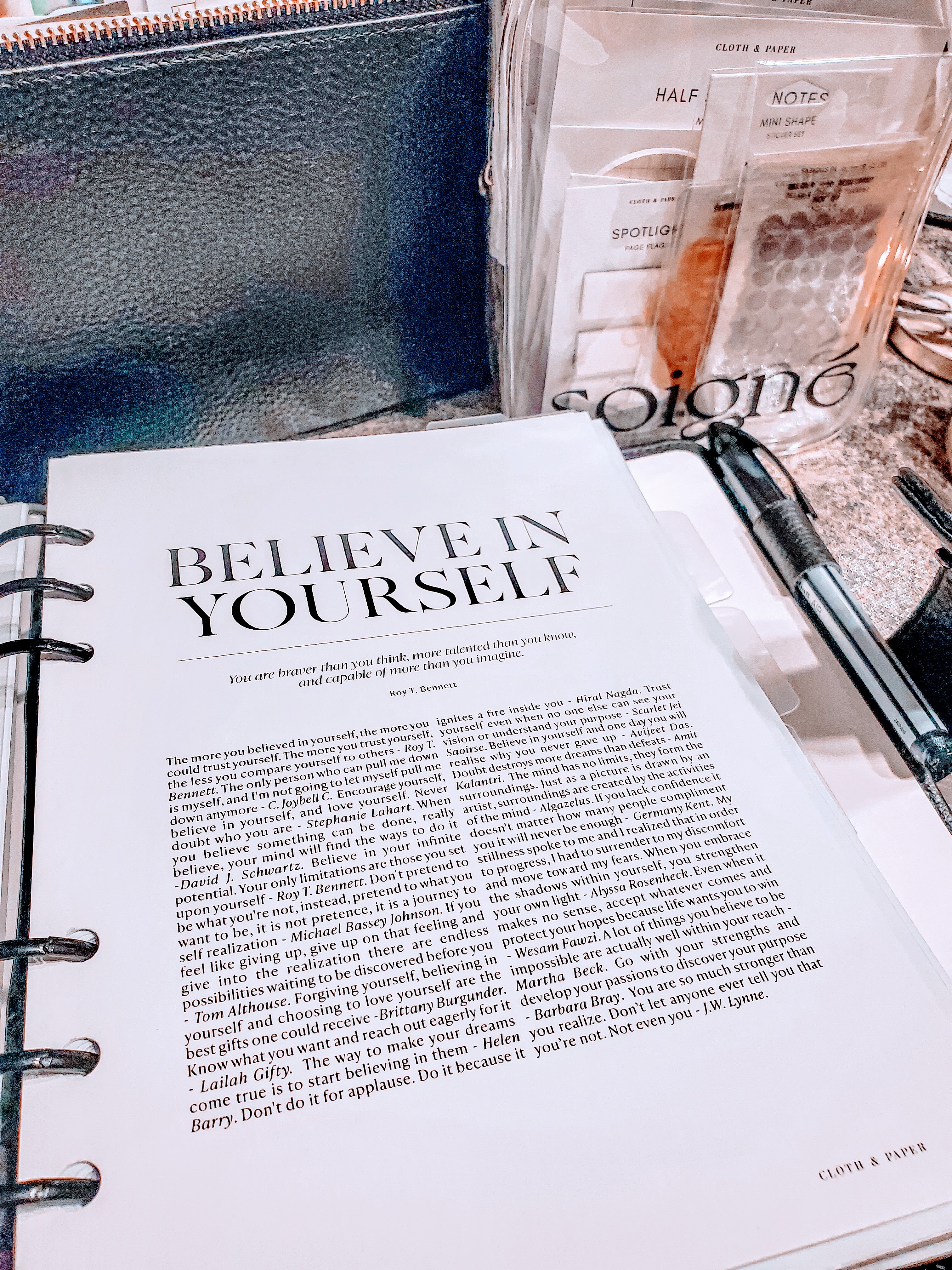 October is for self-belief