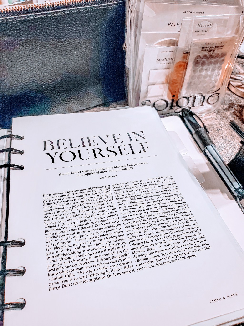 October is for&nbsp;self-belief